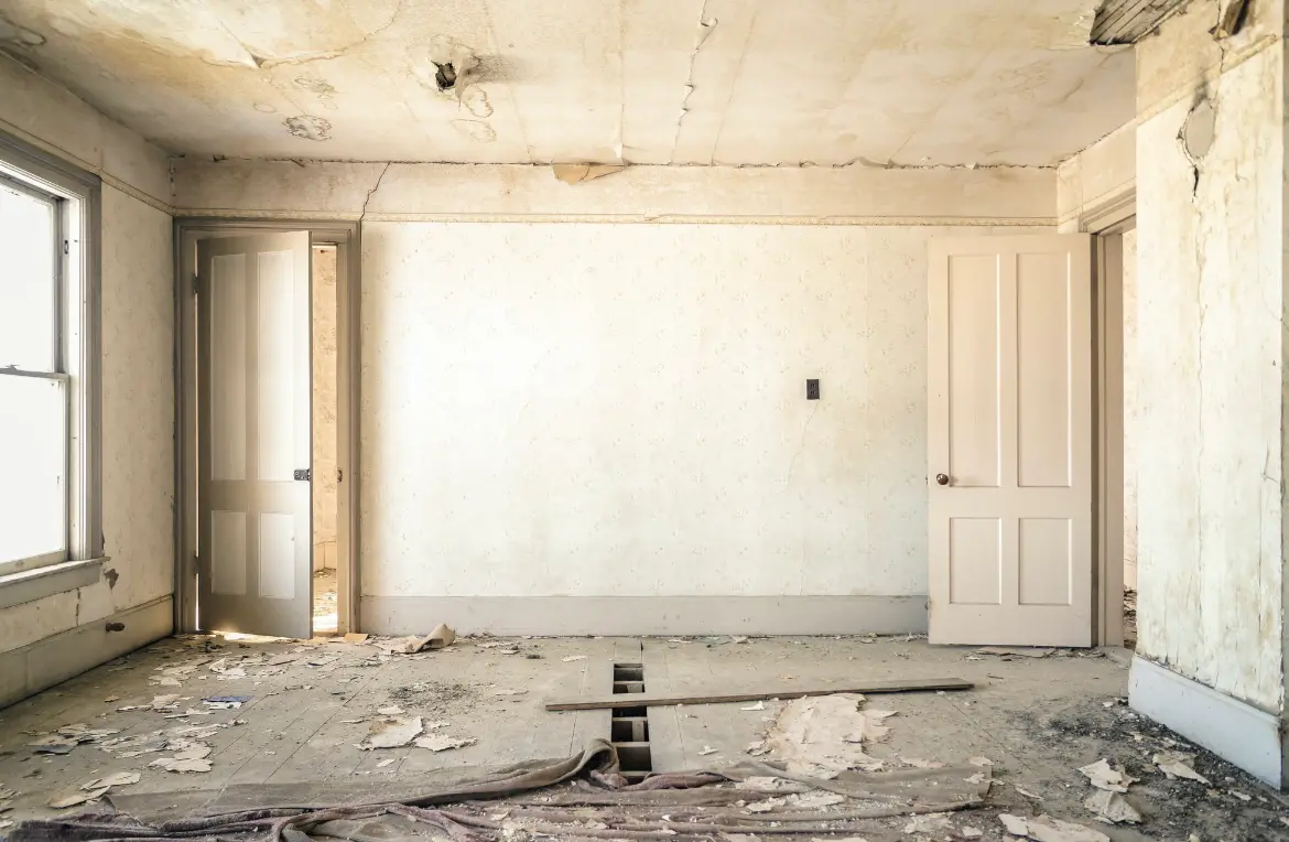 Waste disposal crew managing a cleanout project in South Brunswick